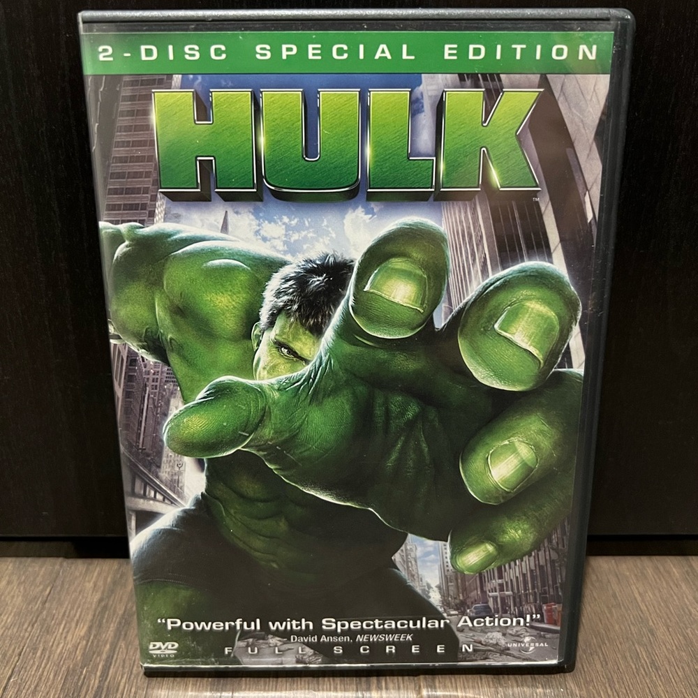 Hulk DVD 2003 2-Disc Special Edition Full Frame Marvel Superhero Eric Bana CIB